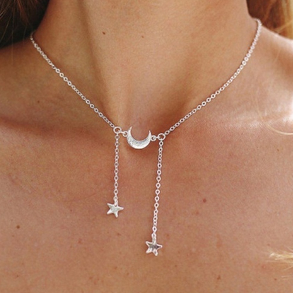 3 for $20 Moon and Star Necklace - Picture 2 of 3
